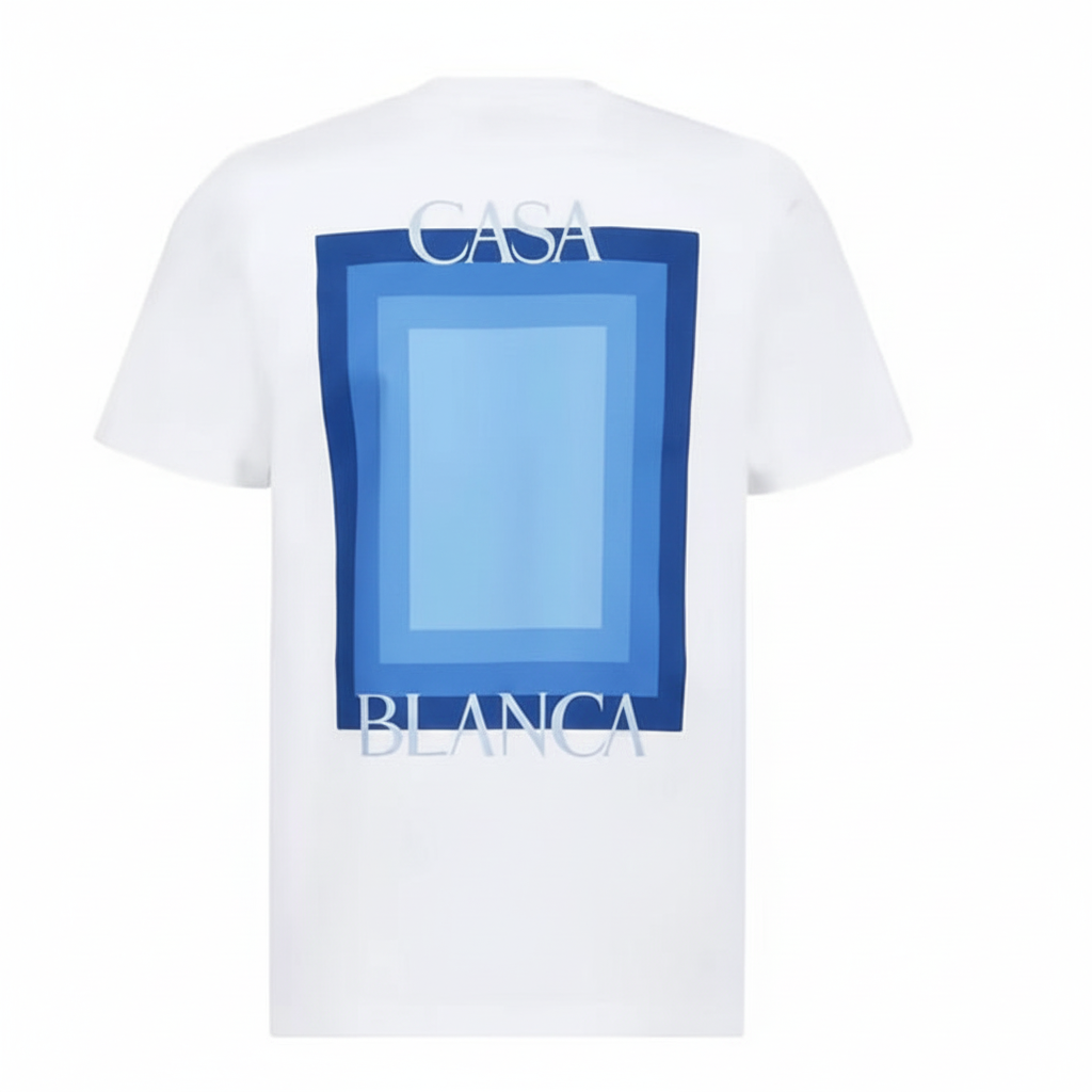 Casablanca T-shirt sur fond blanc