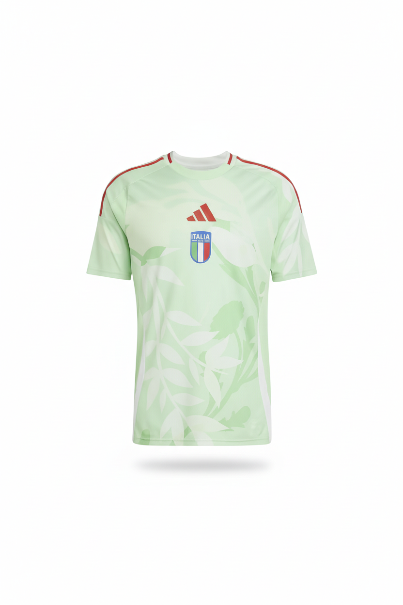Maillot Italie sur fond blanc