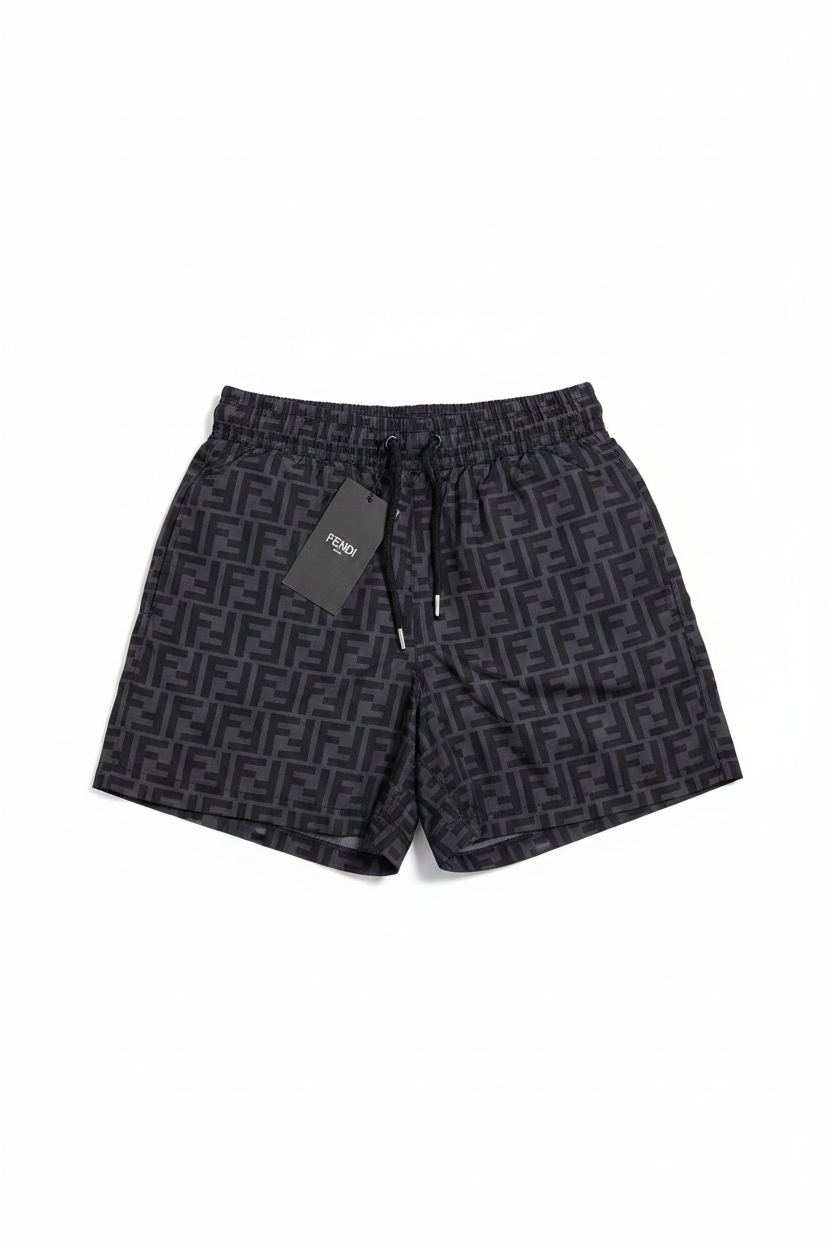 Shorts Fendi fond blanc corrigé