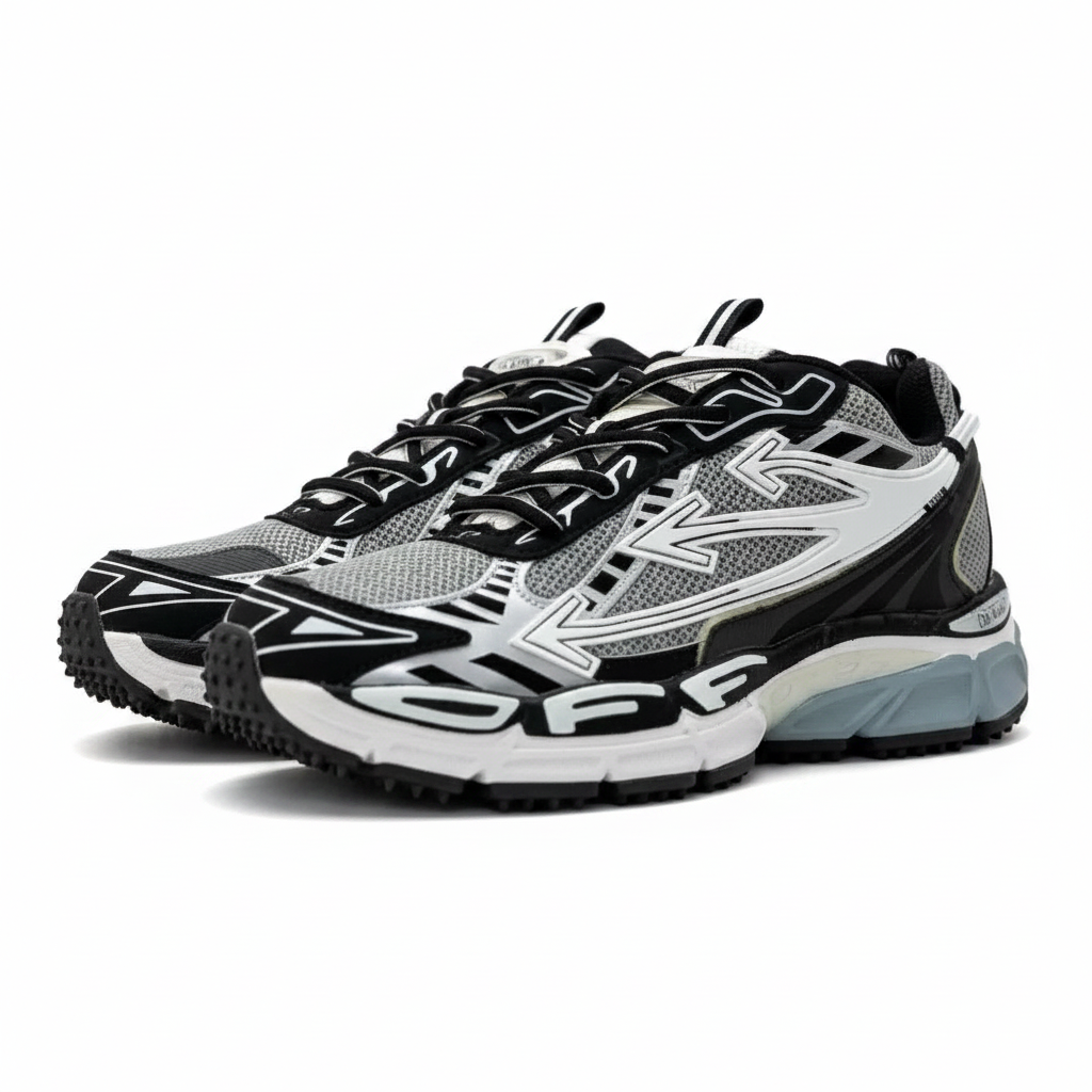 Sneaker sur fond blanc