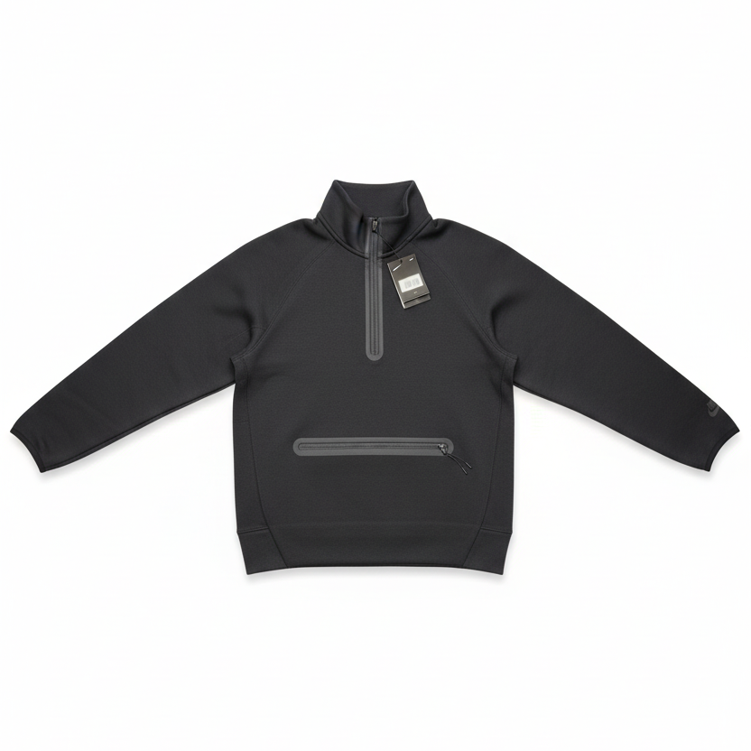 Sweat-shirt gris sur fond blanc