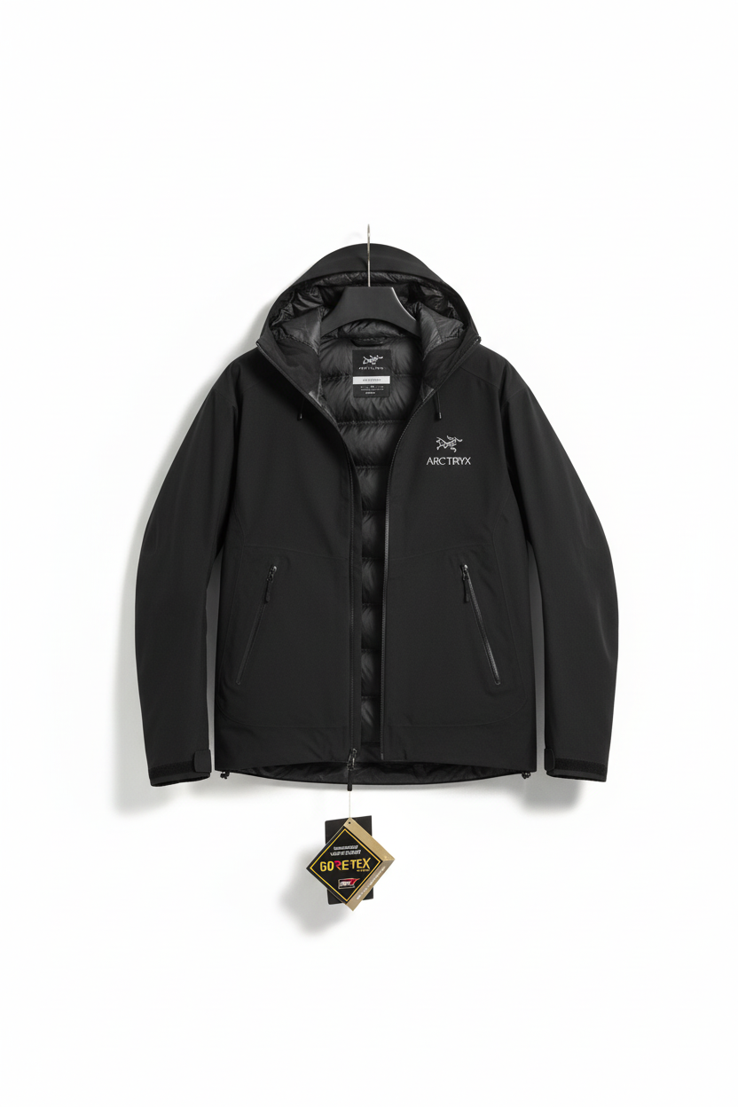 Veste Arc'teryx sur fond blanc